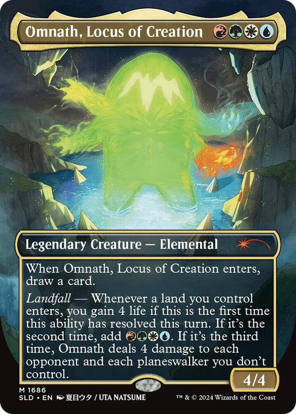 Omnath, Locus of Creation [#1686 Rainbow Foil] (SLD-M-FOIL)