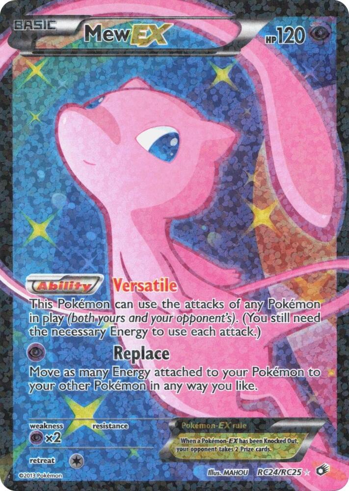 Mew EX (Full Art) - RC24/RC25 (LTR:RC) Ultra Rare - Damaged Holofoil