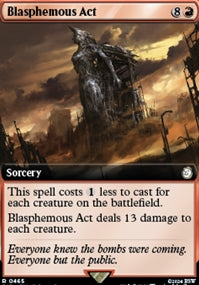 Blasphemous Act [#0465 Extended Art] (PIP-R-FOIL)