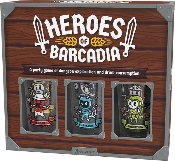 Heroes of Barcadia - A party game of dungeon exploration and drink consumption