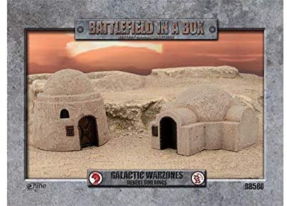 Battlefield in a Box (BB580) - Galactic Warzones: Desert Buildings