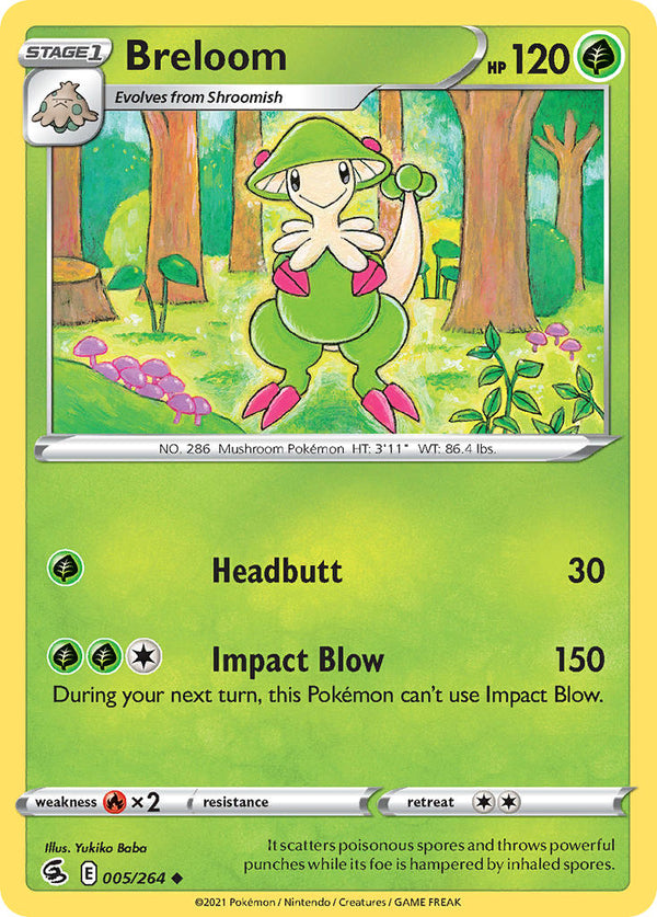 Breloom - 005/264 (SWSH08) Uncommon - Near Mint