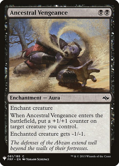 Ancestral Vengeance [Mystery Booster #0565] (FRF-C)