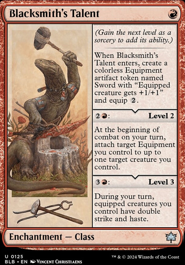 Blacksmith's Talent [#0125] (BLB-U-FOIL)