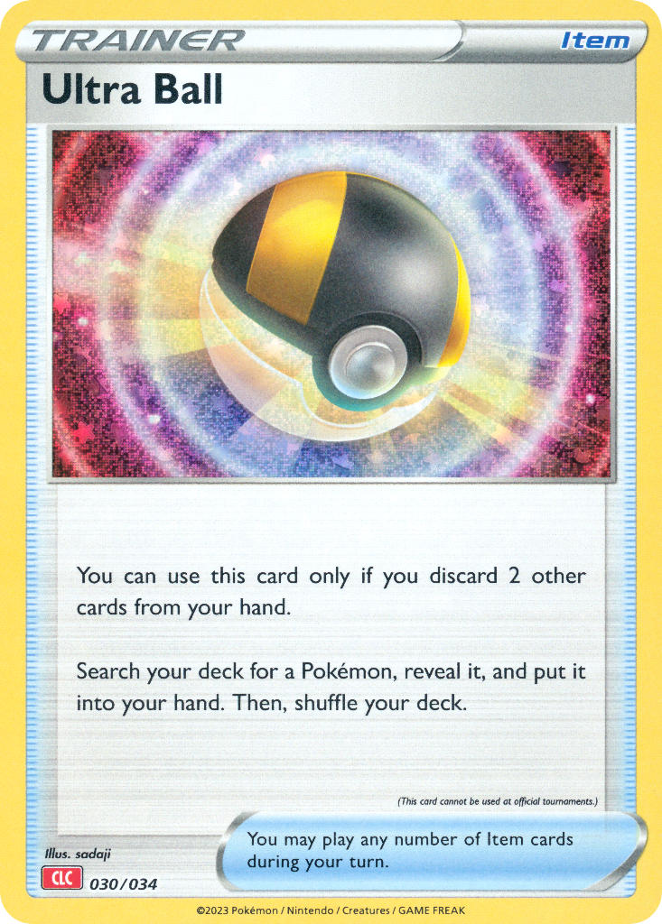 Ultra Ball - 030/034 (TCG:CLC) Classic Collection - Near Mint Holofoil