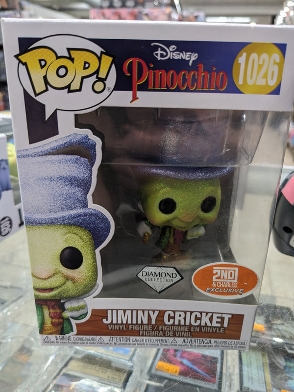 POP Figure: Disney Pinocchio #1026 - Jiminy Cricket (Diamond) (2nd & Charles)