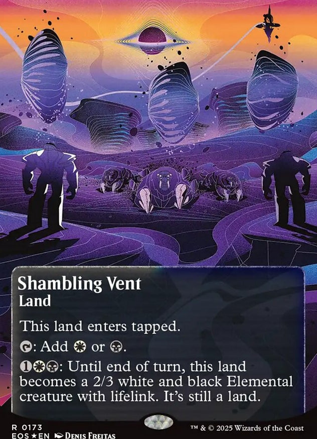 Shambling Vent [ #0173 Galaxy Foil Poster Stellar Sights ] (EOS-R)