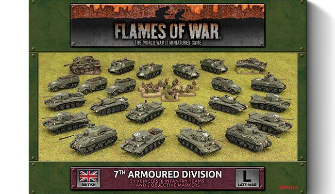 Flames of War: WWII: British (BRAB16) - 7th Armoured Division Army (late)