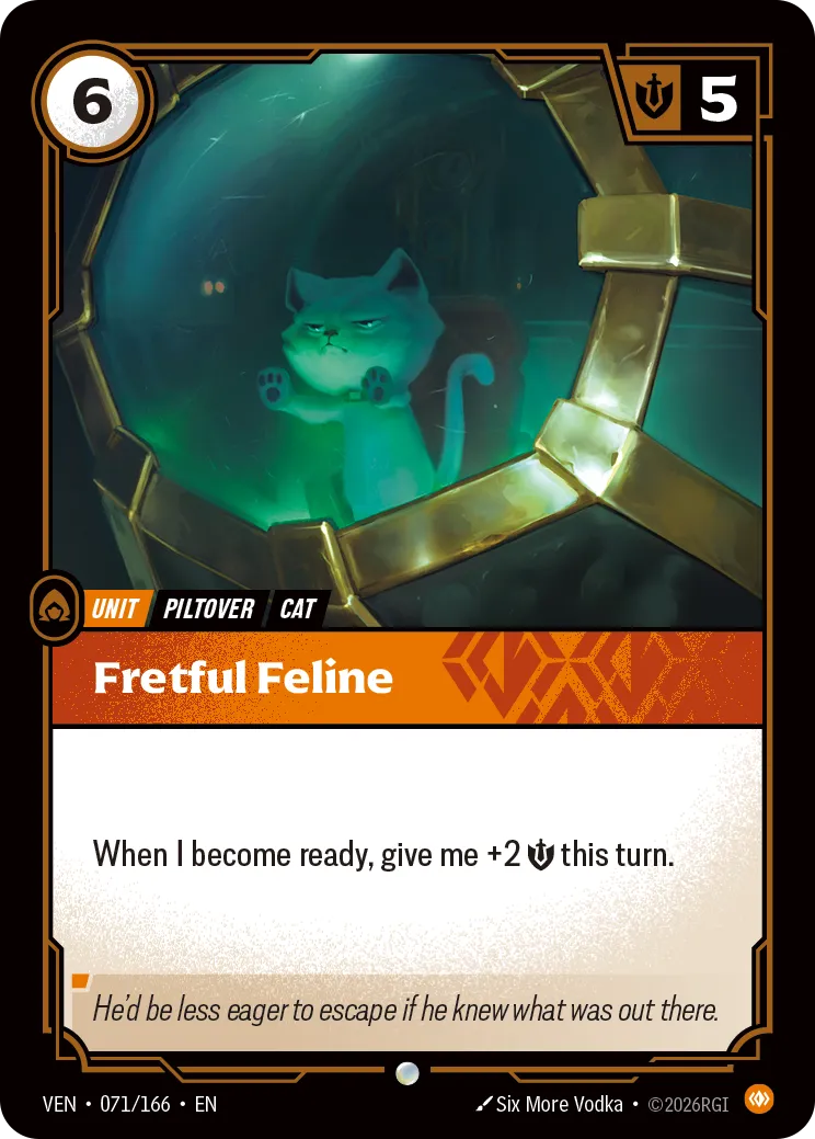 Fretful Feline - 071/166 (VEN) Common