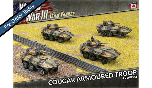 Flames of War: Team Yankee WW3: NATO (TCBX03) - Cougar Armored Troop