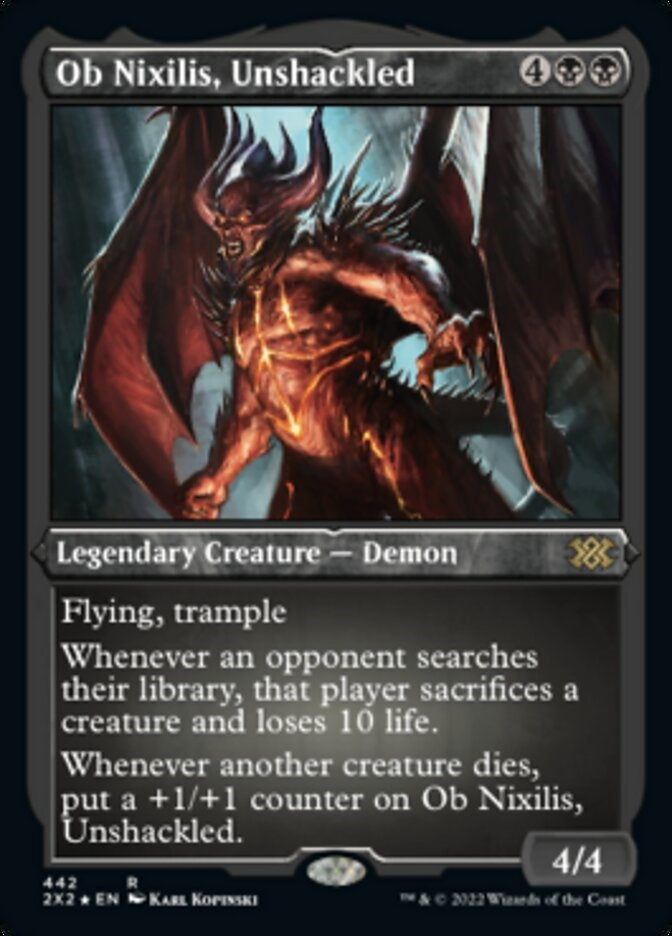 Ob Nixilis, Unshackled [#442 Etched Foil] (2X2-R)
