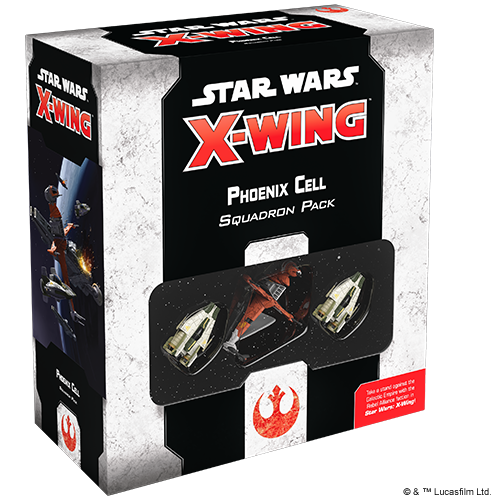 Star Wars: X-Wing 2.0 - Rebel Alliance: Phoenix Cell Squadron Pack