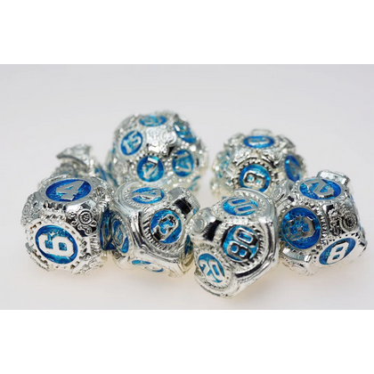 Airship Gears: Antarctic Expedition - Metal RPG Dice Set