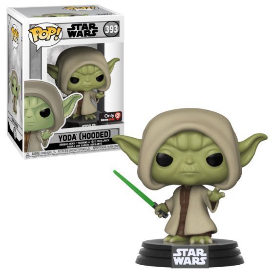 POP Figure: Star Wars #0393 - Yoda (Hooded) (GameStop)