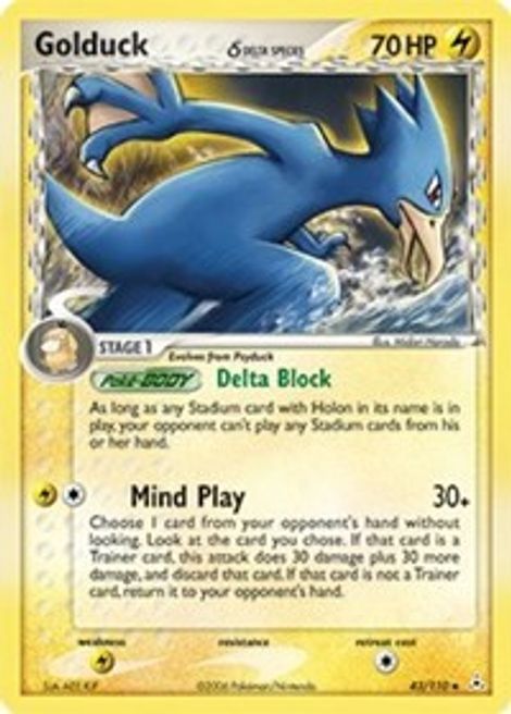 Golduck (043/110) Delta Species