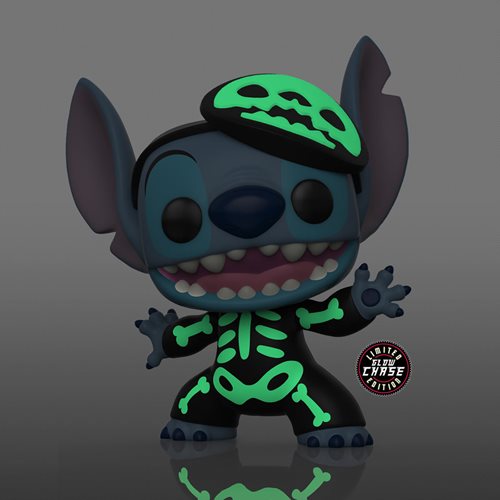 POP Figure: Disney Lilo & Stitch #1234 – Skeleton Stitch (EE) (Glow) (Chase)