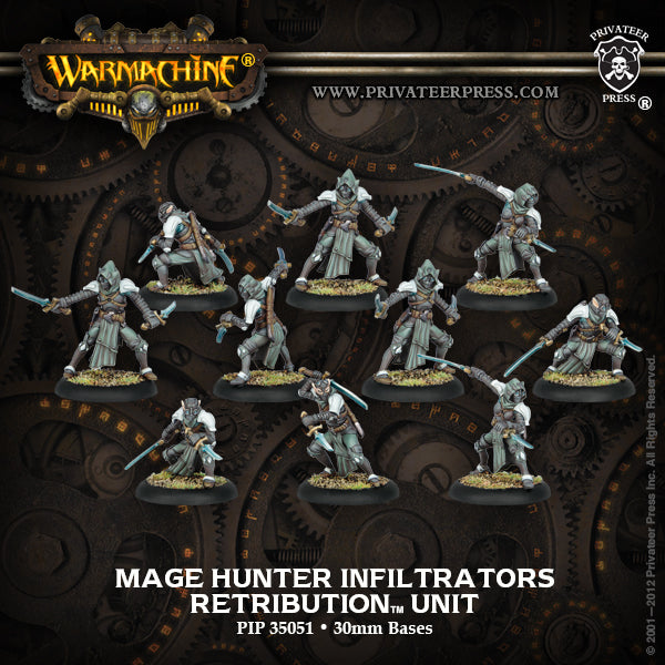 Warmachine: Retribution - Mage Hunter Infiltrators, Unit (10 Metal)