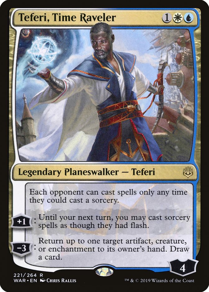 Teferi, Time Raveler (WAR-R) Heavy Play