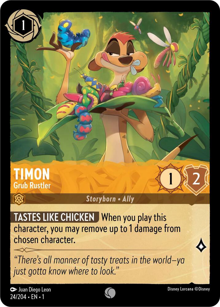 Timon - Grub Rustler (The First Chapter 24/204) Common - Near Mint Cold Foil