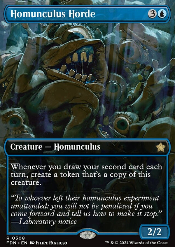 Homunculus Horde [#0308 Borderless] (FDN-R-FOIL)