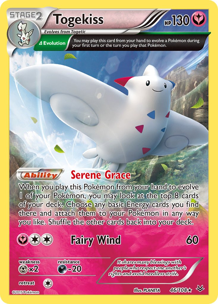 Togekiss (Delta) - 046/108 (ROS) Holo Rare - Near Mint Holofoil