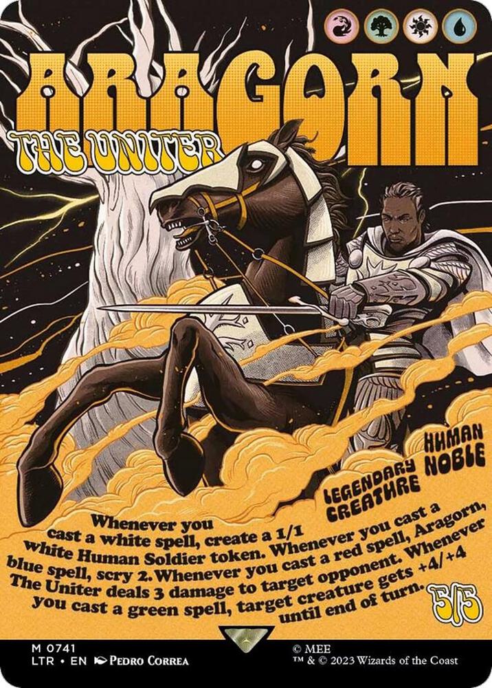 Aragorn, the Uniter [#0741 Borderless Poster] (LTR-M)