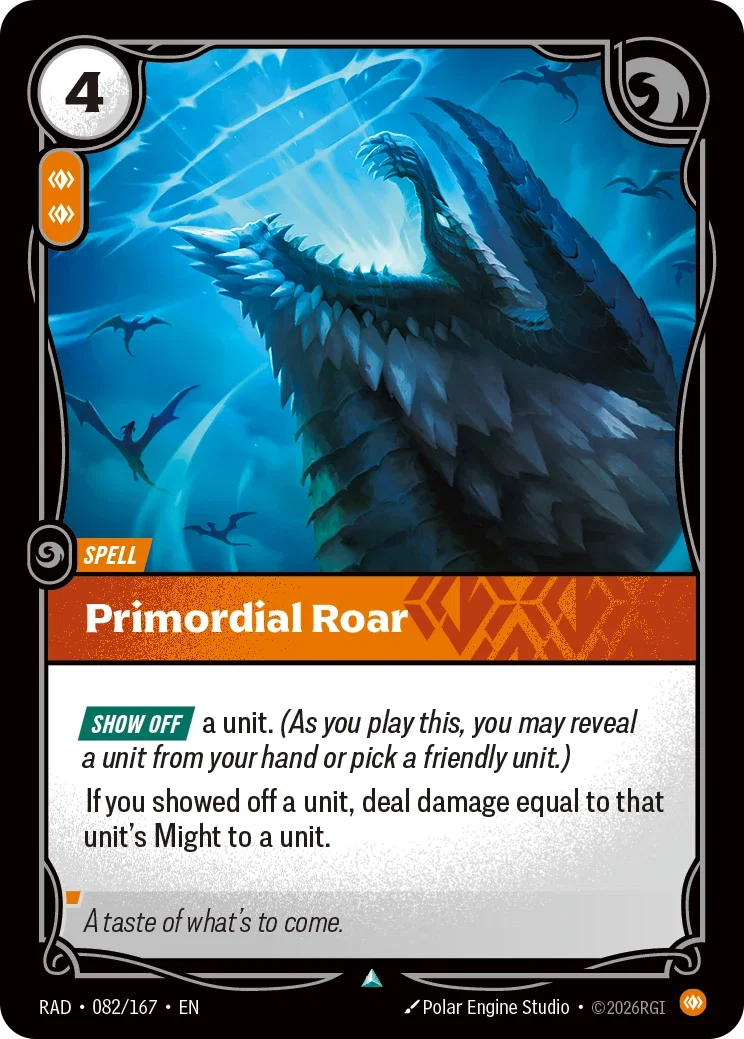 Primordial Roar - 082/167 (RAD) Uncommon