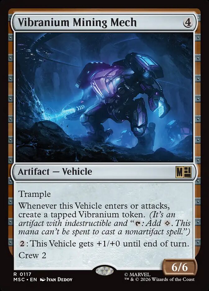 Vibranium Mining Mech [ #0117 ] (MSC-R)