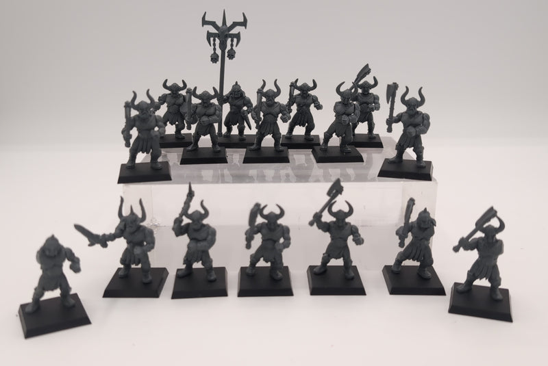 TOW: Warriors of Chaos: Marauders 16 models (USED, Missing arms) [Lot