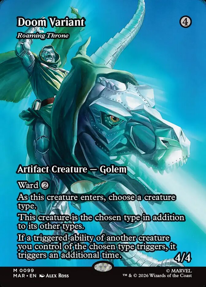Doom Variant - Roaming Throne [ #0099 Borderless ] (MAR-M)