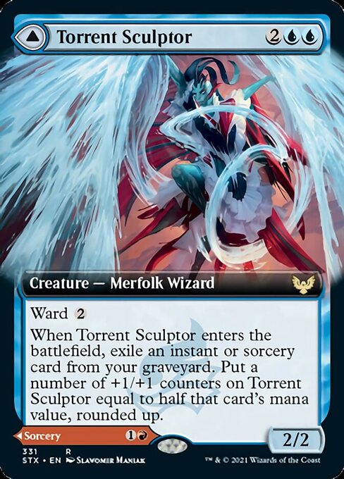 Torrent Sculptor // Flamethrower Sonata [#331 Extended Art] (STX-R)