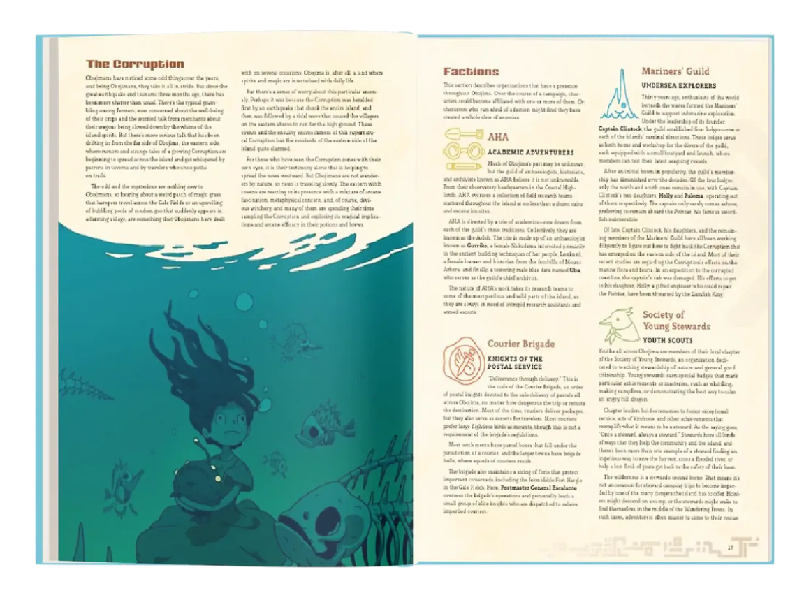 D&D 5E OGL: Campaign Setting - Obojima Tales From The Tall Grass