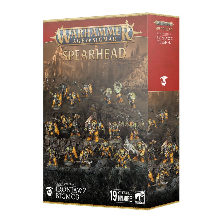 Age of Sigmar: Orruk Warclans - Ironjawz: Spearhead - Ironjawz Bigmob