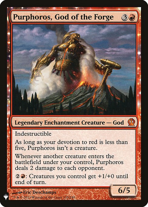 Purphoros, God of the Forge [Mystery Booster #1029] (THS-M)