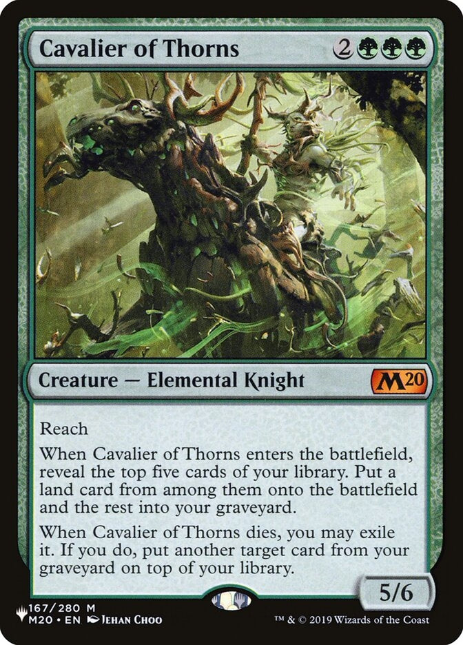 Cavalier of Thorns (M20-M-LIST)