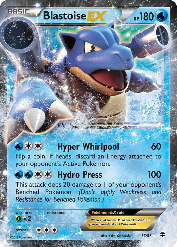 Blastoise EX - 017/083 (GEN) Ultra Rare - Light Play Holofoil