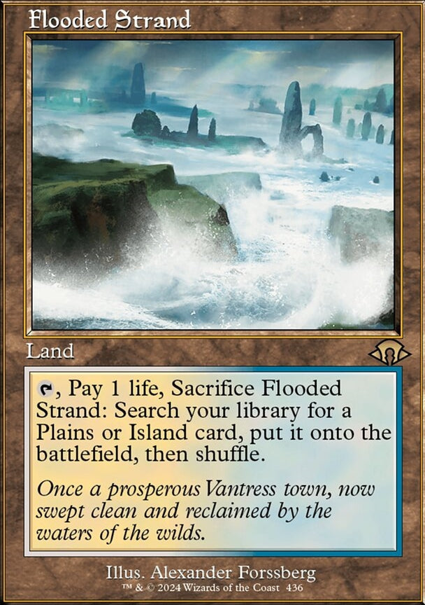Flooded Strand [#0436 Retro Frame] (MH3-R-FOIL)