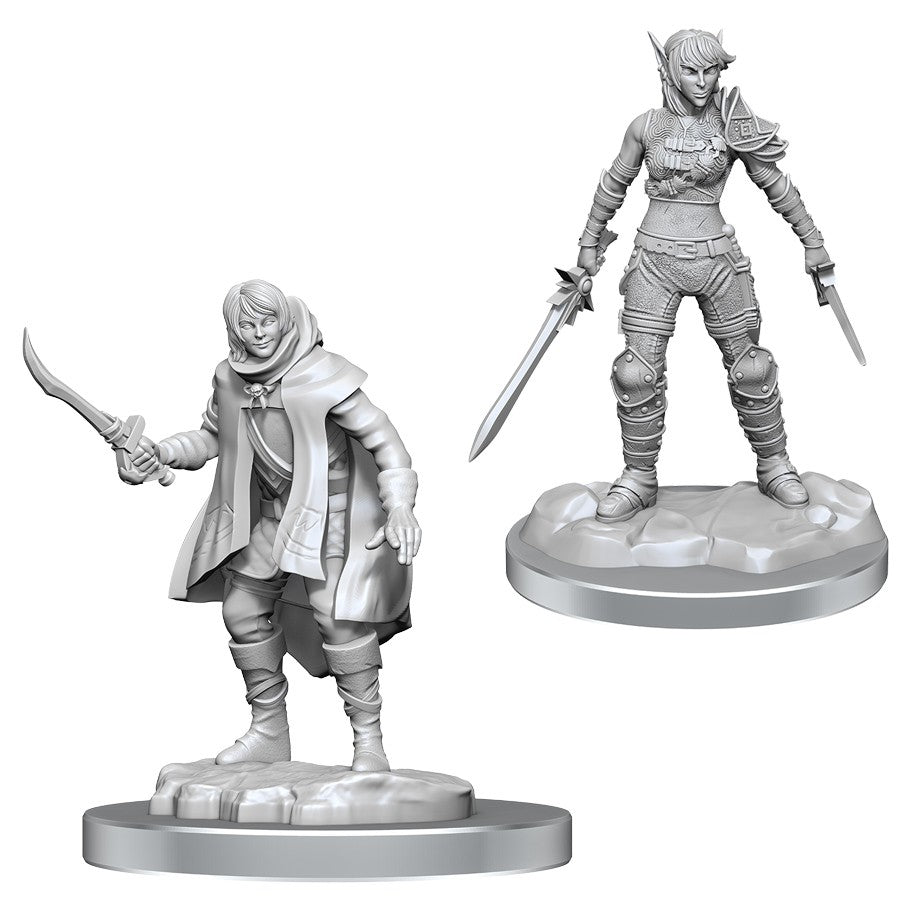D&D: Nolzur's Marvelous Miniatures - Elf Rogue & Half-Elf Protege (90582)