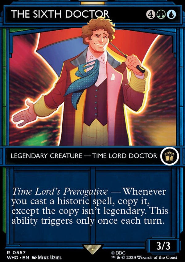 The Sixth Doctor [#0557 Tardis Showcase] (WHO-R)