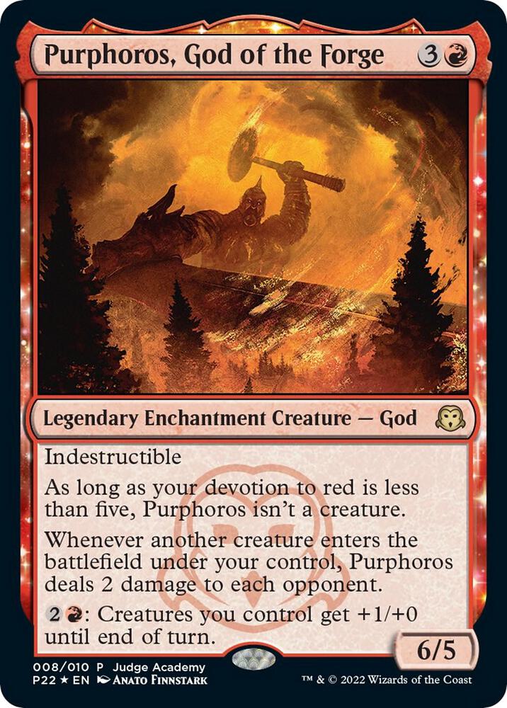 Purphoros, God of the Forge [ #0008 ] (P22-R)