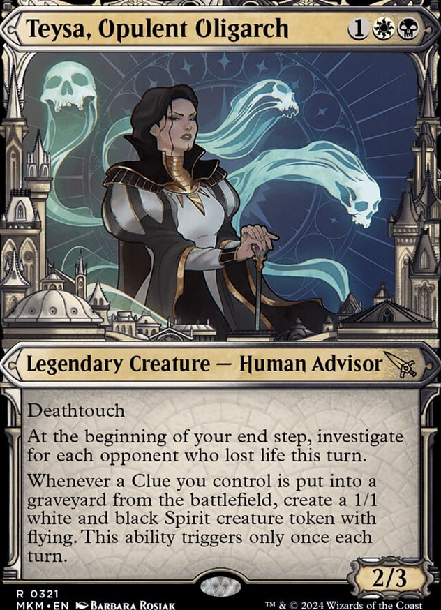 Teysa, Opulent Oligarch [#0321 Ravnica City Showcase] (MKM-R-FOIL)