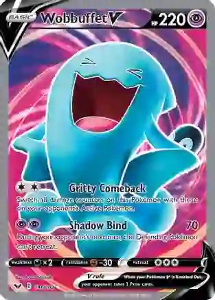 Wobbuffet V (Full Art) - 191/202 (SWSH01) Ultra Rare - Near Mint Holofoil