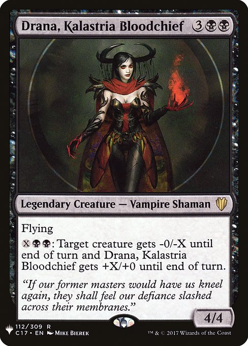 Drana, Kalastria Bloodchief [Mystery Booster #0633] (C17-R)