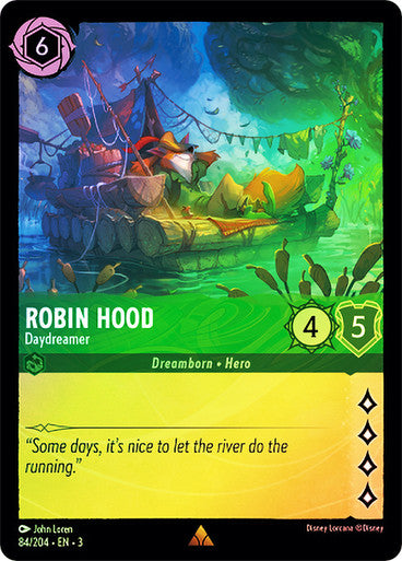 Robin Hood - Daydreamer (Into the Inklands 084/204) Rare - Near Mint Cold Foil