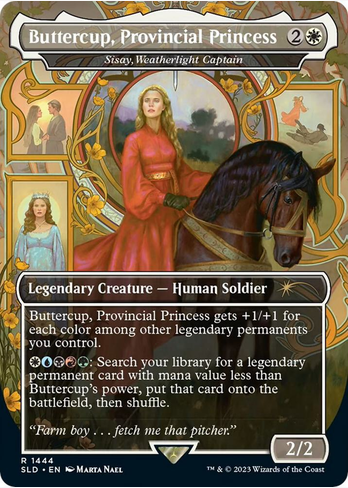 Buttercup, Provincial Princess - Sisay, Weatherlight Captain [#1444] (SLD-R-FOIL) Light Play