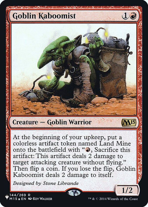 Goblin Kaboomist (M15-R-LIST)