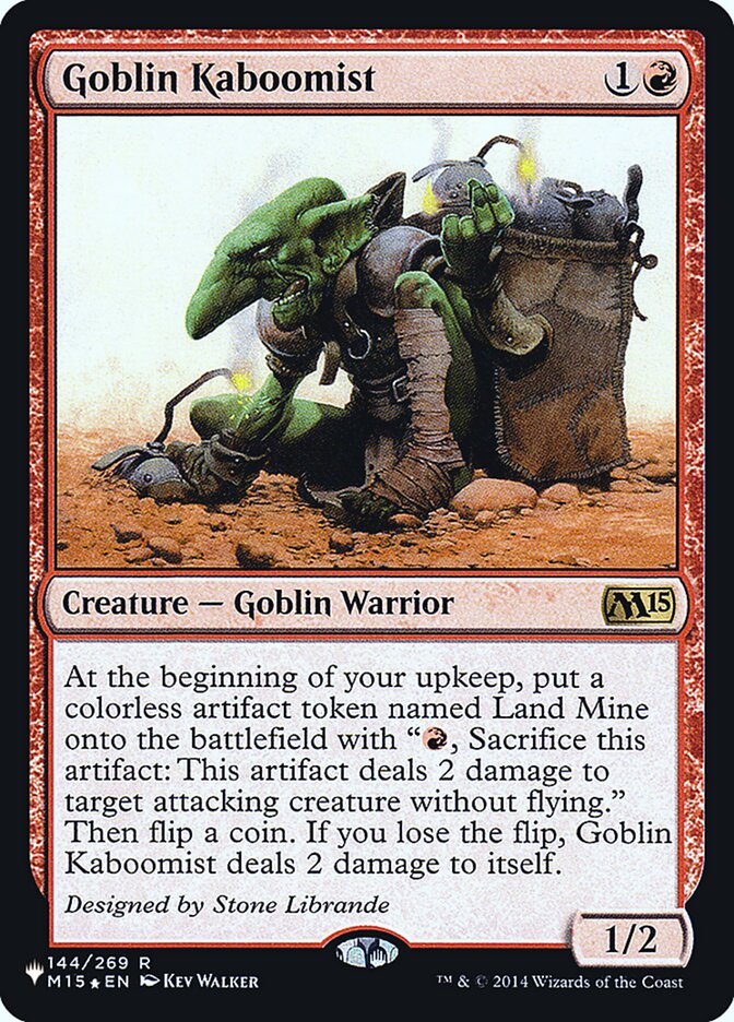 Goblin Kaboomist (M15-R-LIST)