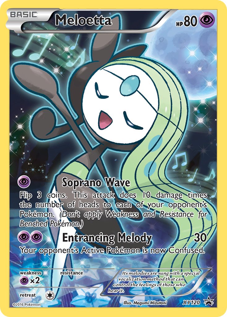 Meloetta - XY120 (XY:PR) Promo - Near Mint Holofoil