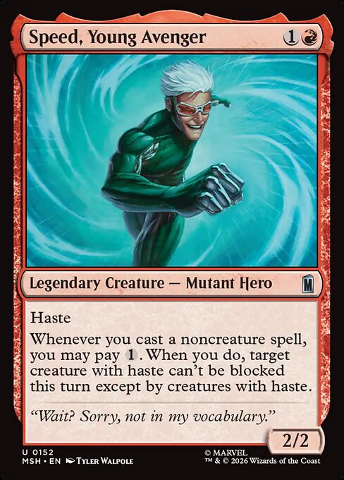 Speed, Young Avenger [ #0152 ] (MSH-U)