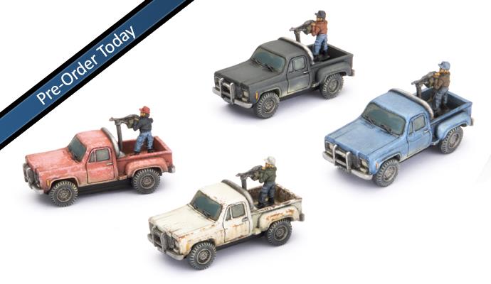 Flames of War: Team Yankee WW3: USA (TUS713) - Pick Up Trucks